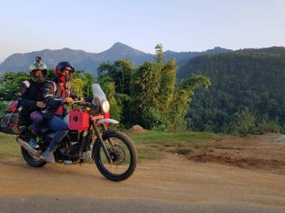 Pillion ride in Nepal 